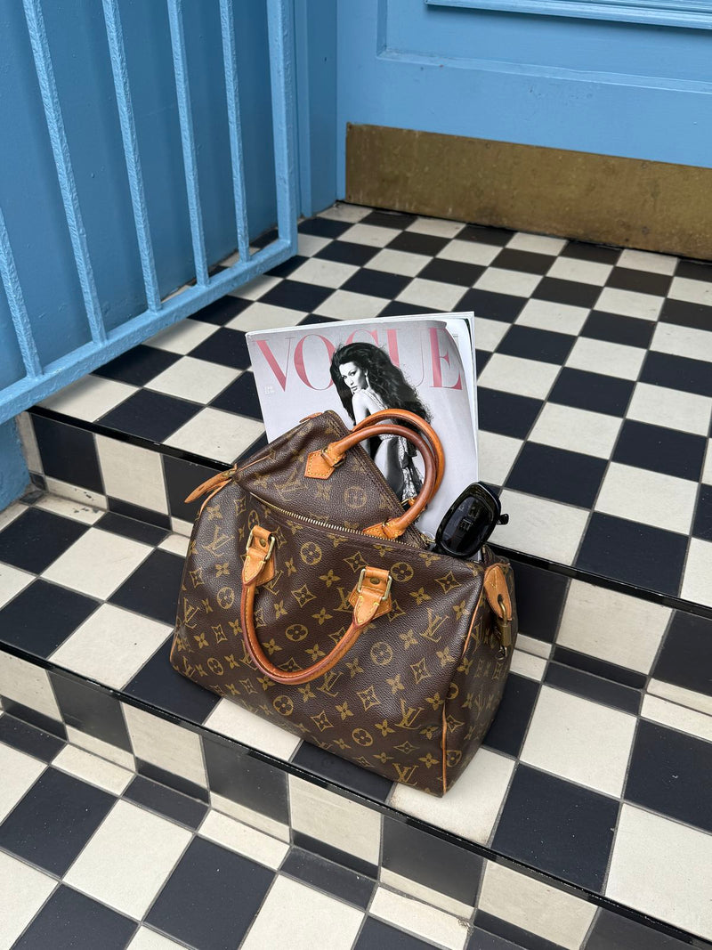 Sac Speedy Louis Vuitton en toile monogramme