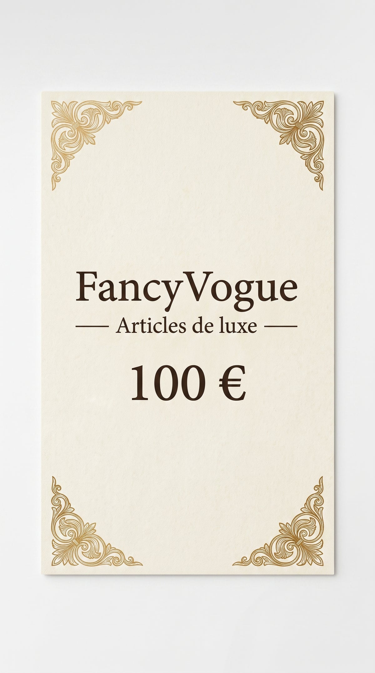 Cartes Cadeaux FancyVogue