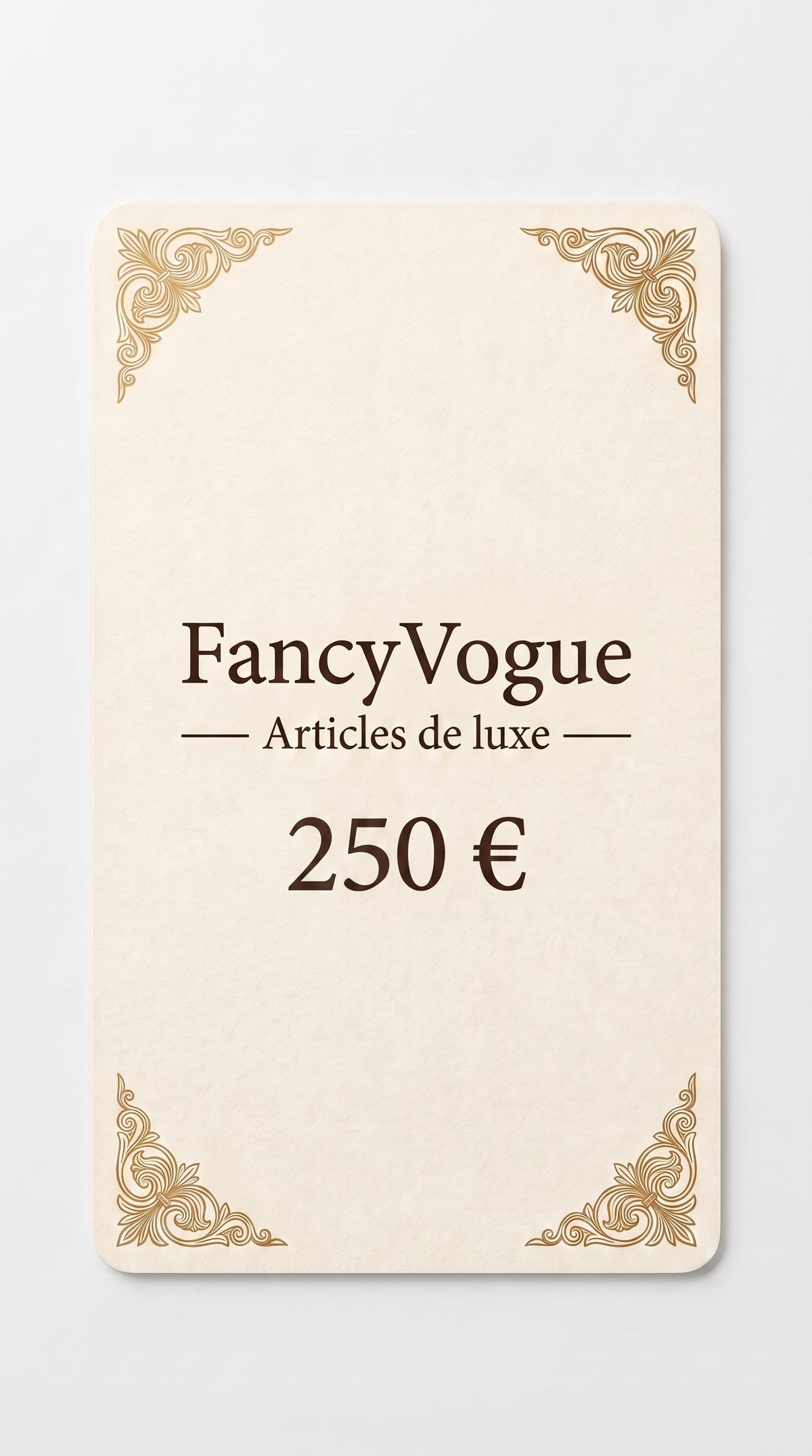 Cartes Cadeaux FancyVogue