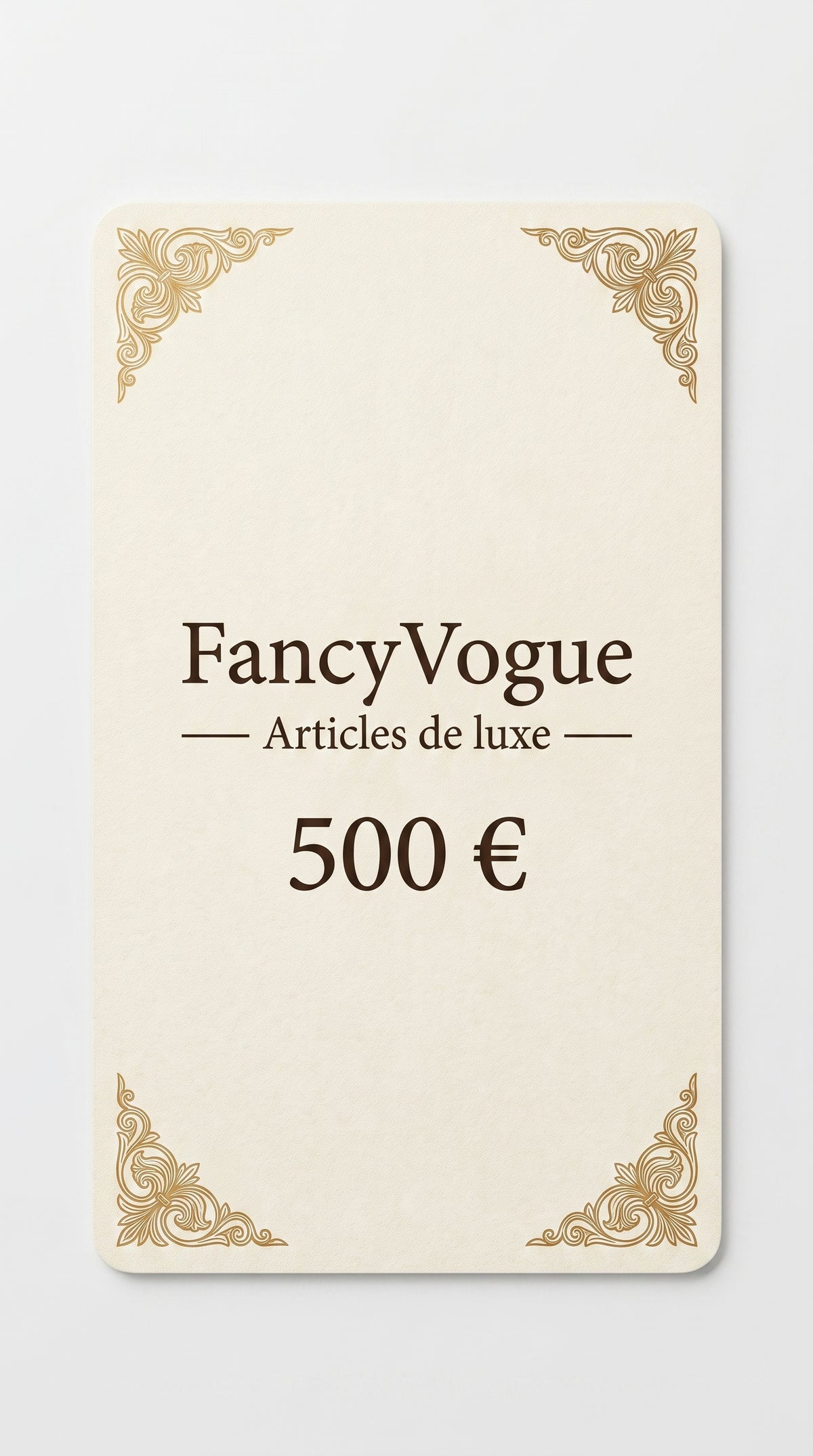 Cartes Cadeaux FancyVogue