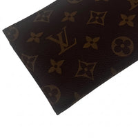 Pochette à maquillage PM en cuir de vachette et toile Monogram enduite