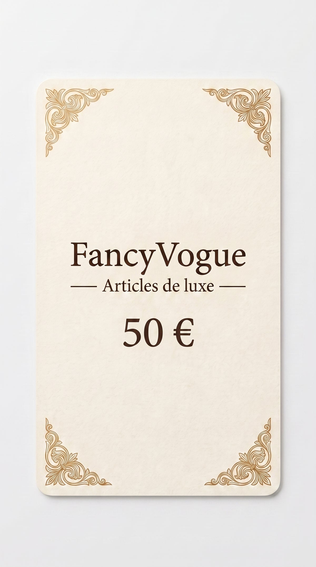 Cartes Cadeaux FancyVogue