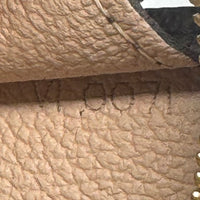 Pochette accessoires en cuir de vachette et toile Monogram enduite