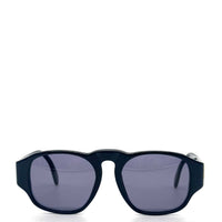 Lunette de soleil Coco mark CC en acétate noir et finitions dorées