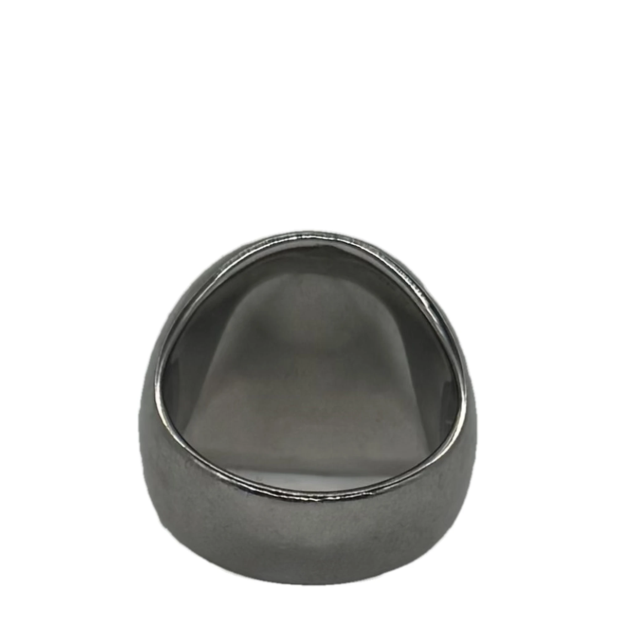 Bague chevalière Diesel, vue de dos