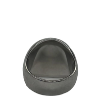 Bague chevalière Diesel, vue de dos