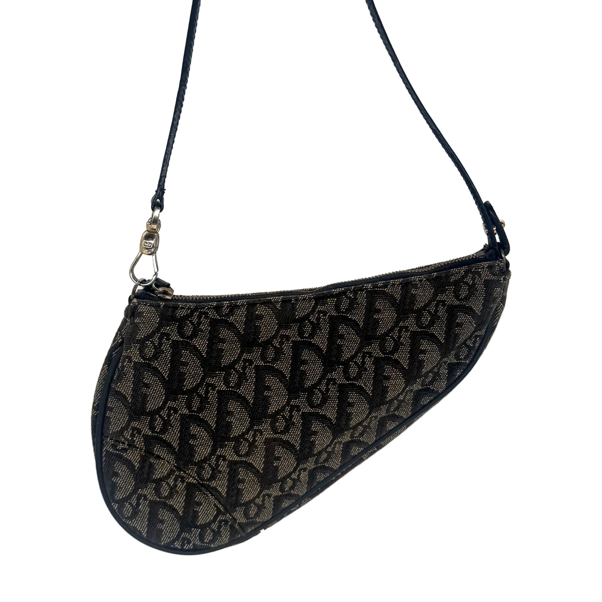 Sac Saddle Dior en toile Oblique, vue de dos