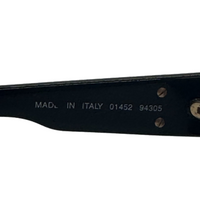 Lunettes de soleil Chanel Coco mark, inscription Made in Italy sur la branche