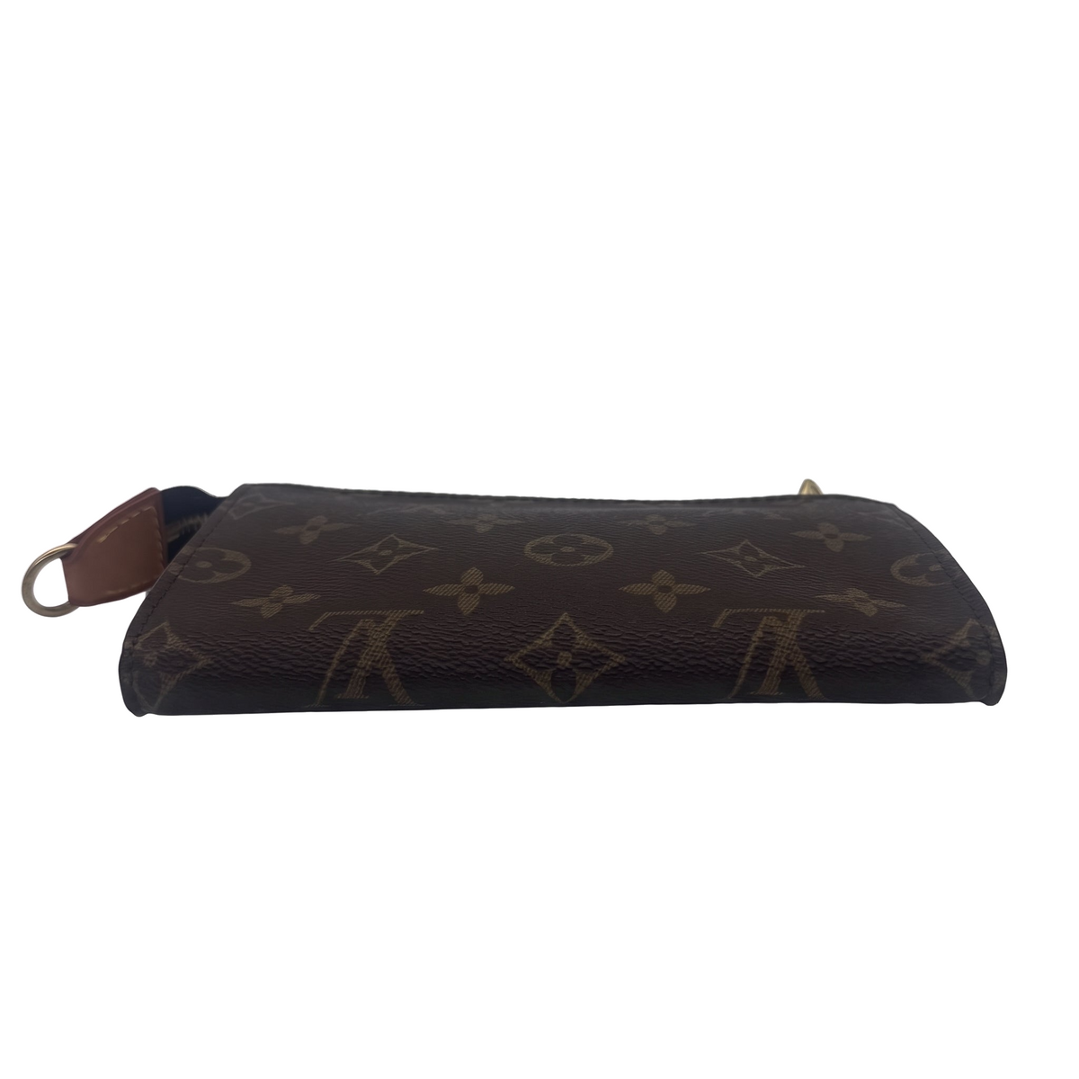 Pochette accessoires en toile Monogram, vue de profil