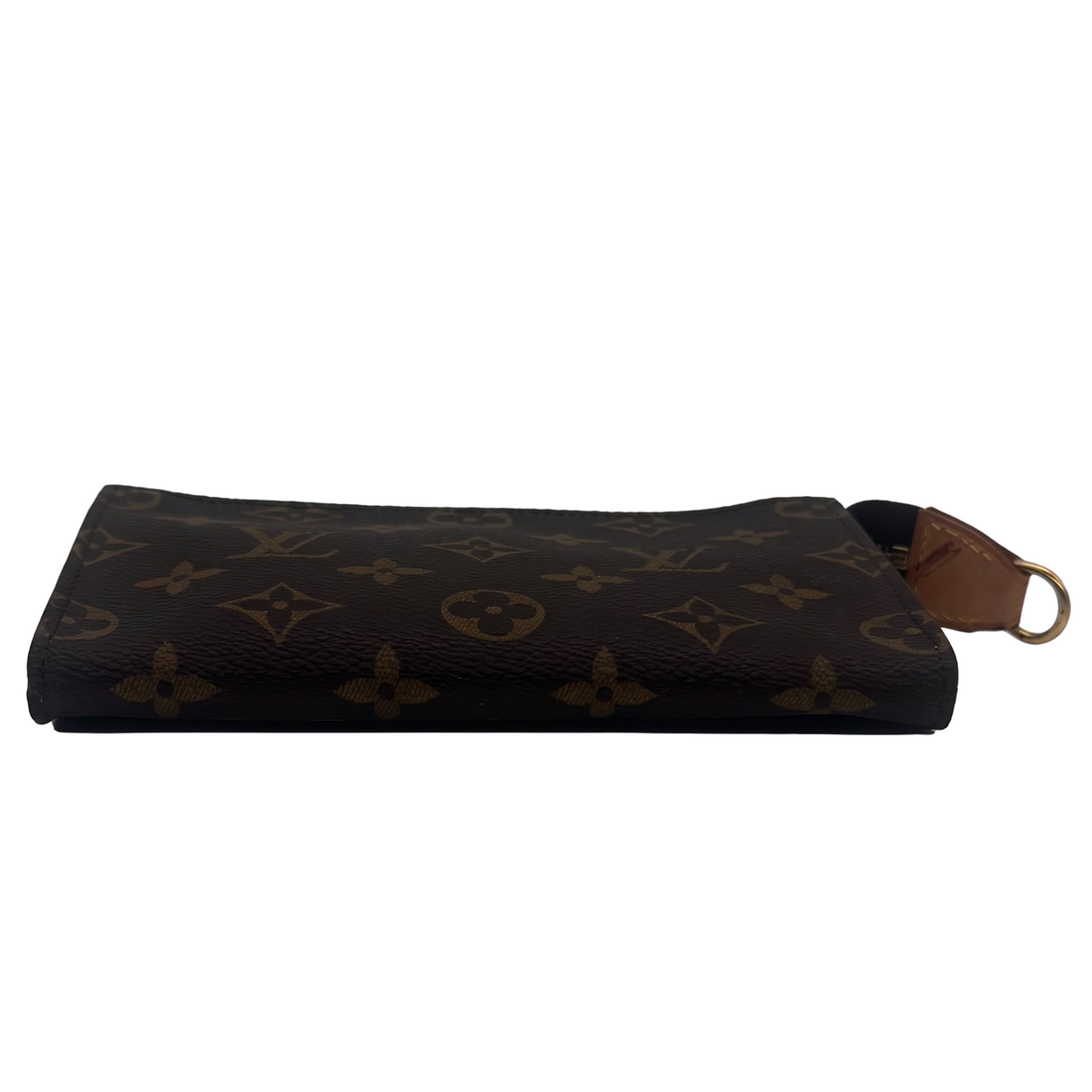Pochette à maquillage PM en toile Monogram, vue de profil