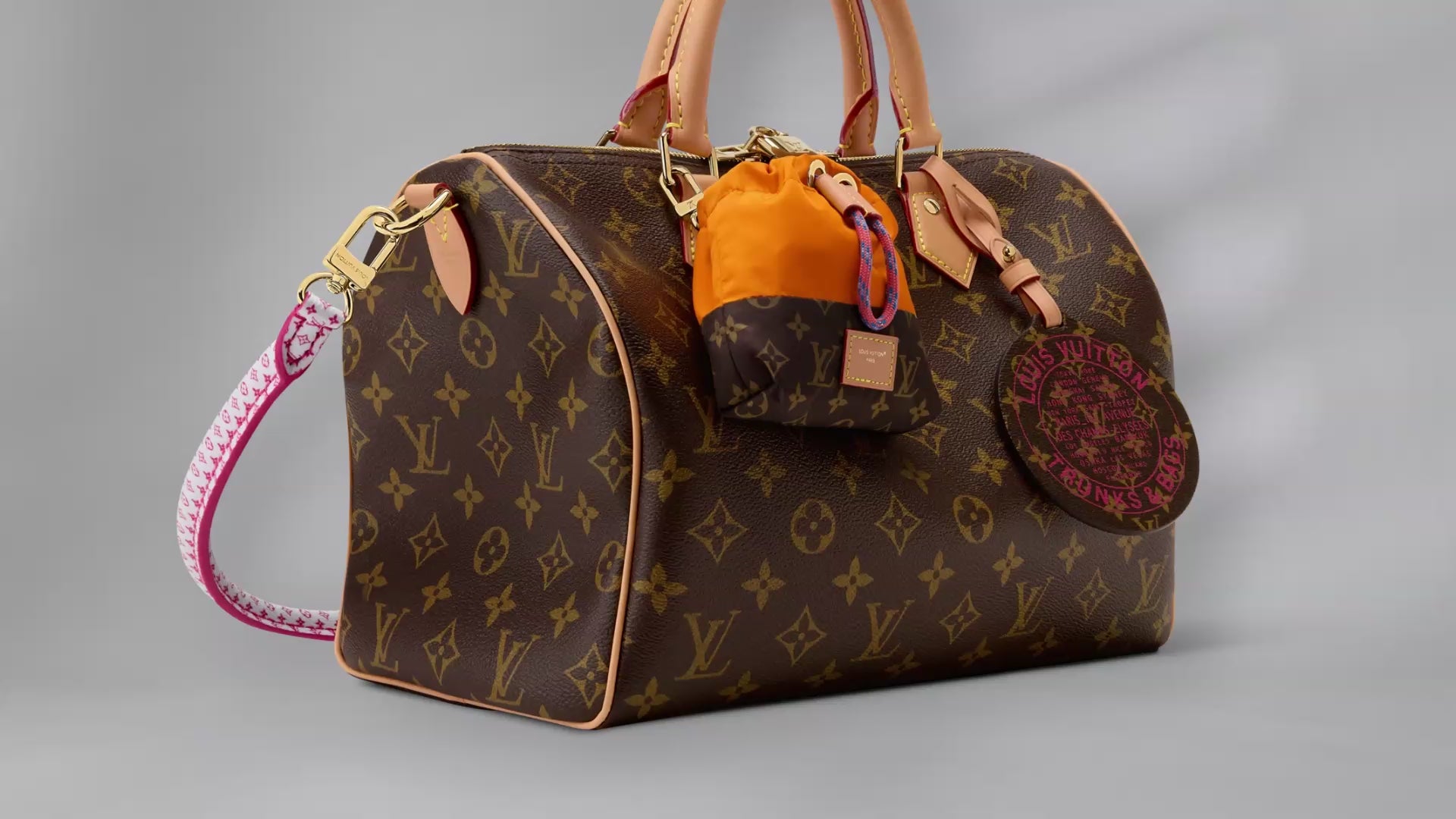 Sac Louis Vuitton Speedy Bandoulière suspendu, léger balancement